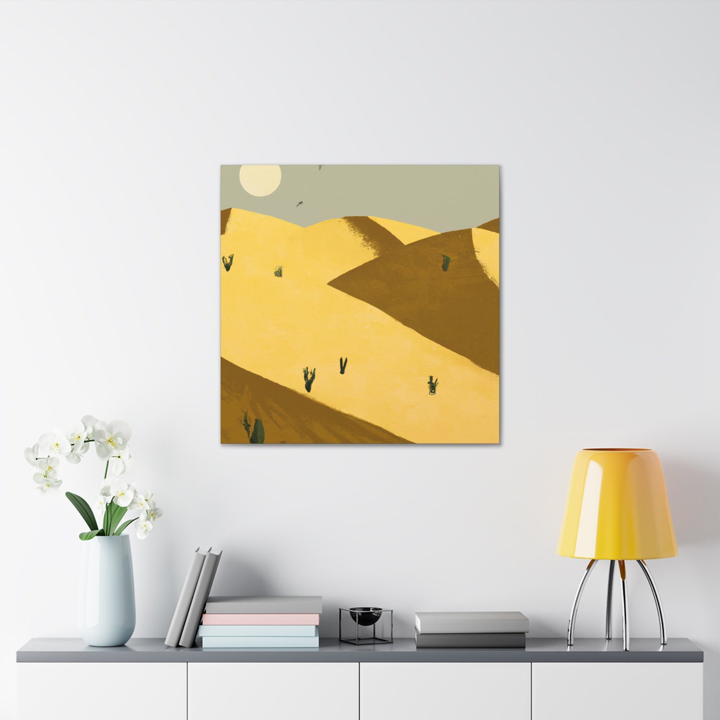 Vibrant Art Deco - Vintage Contemporary - Desert - Canvas