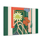 Dapple-furred Floral- Midcentury Canvas