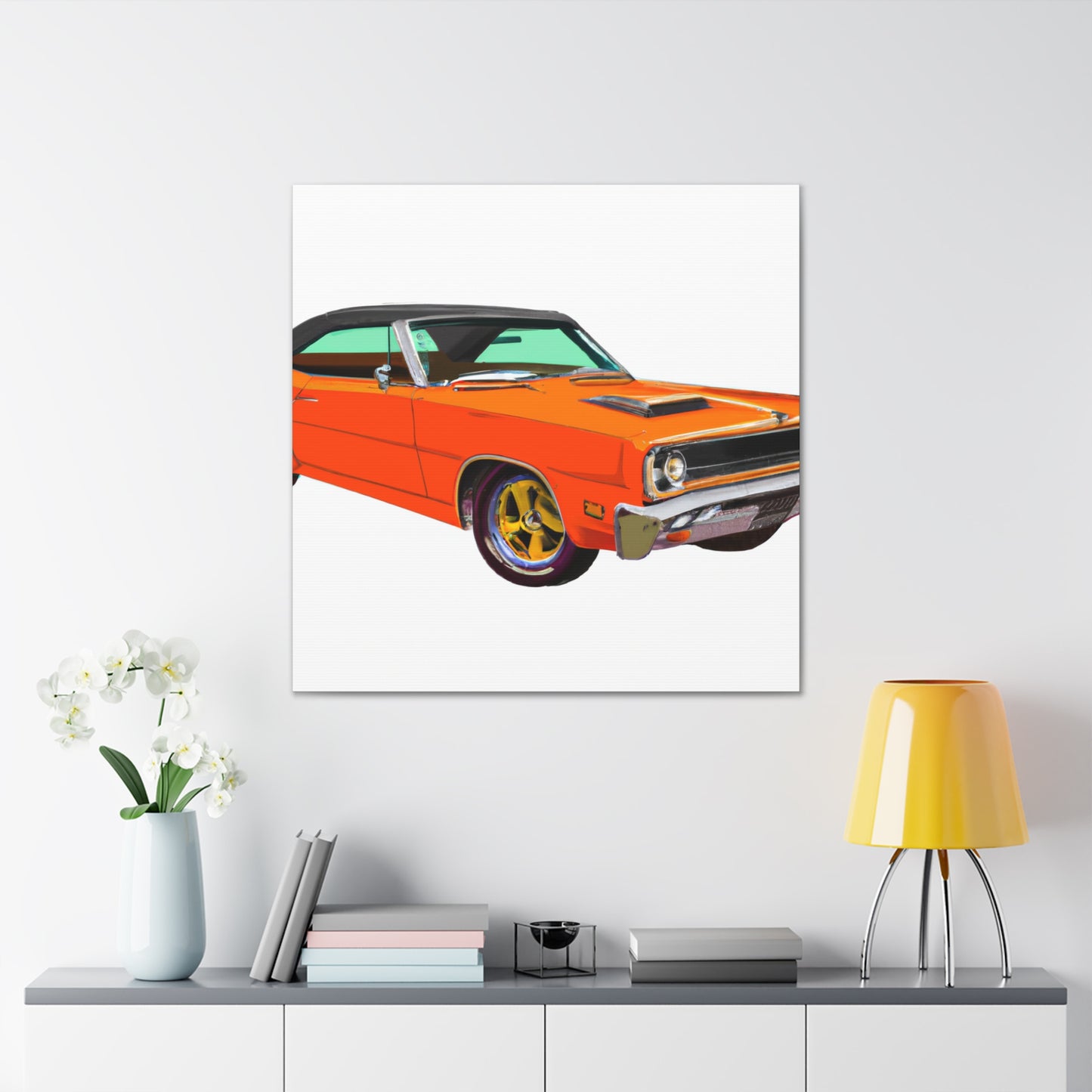 Blue Streak - Automobile - Canvas