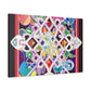 Jewel Snowflake- Glass Canvas