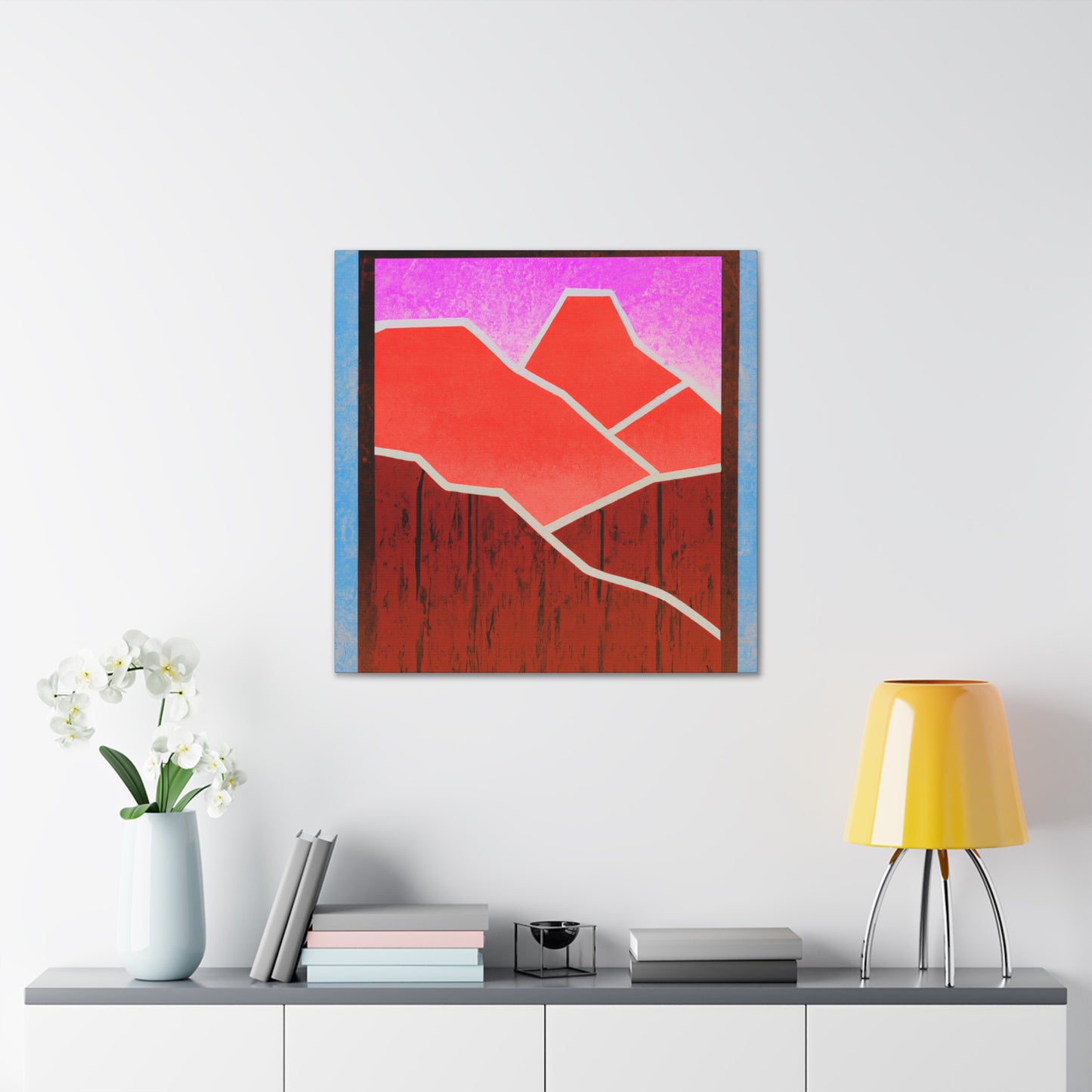 Vibrant Bloom - Midcentury - Canvas