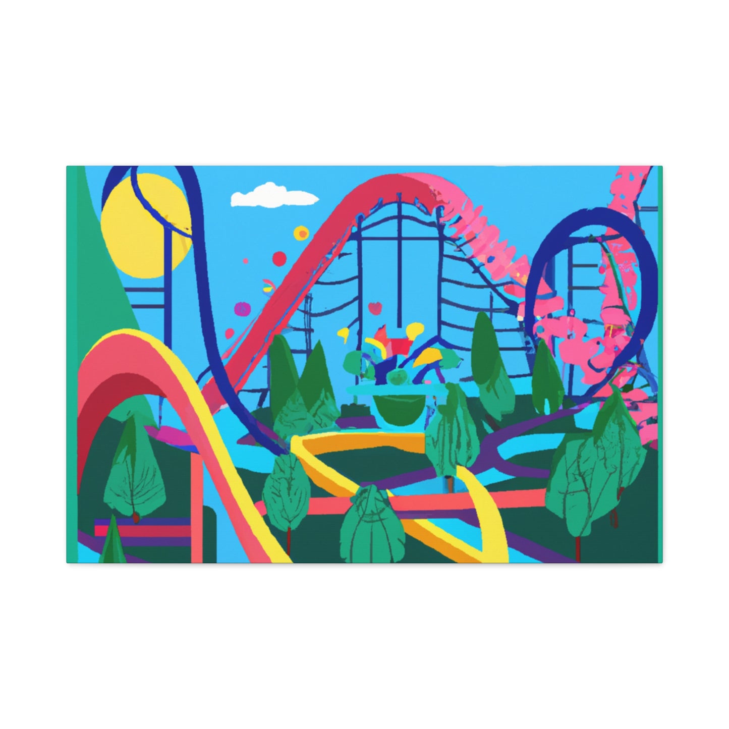 Gardengate - Landscape - Amusement -  Canvas