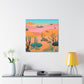 Sandstorm Landscape - Canvas
