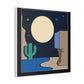 "Poised Reflection - Midcentury" - Canvas