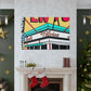 Rockin' 50's Rollerskating Rink - Pop Art Canvas