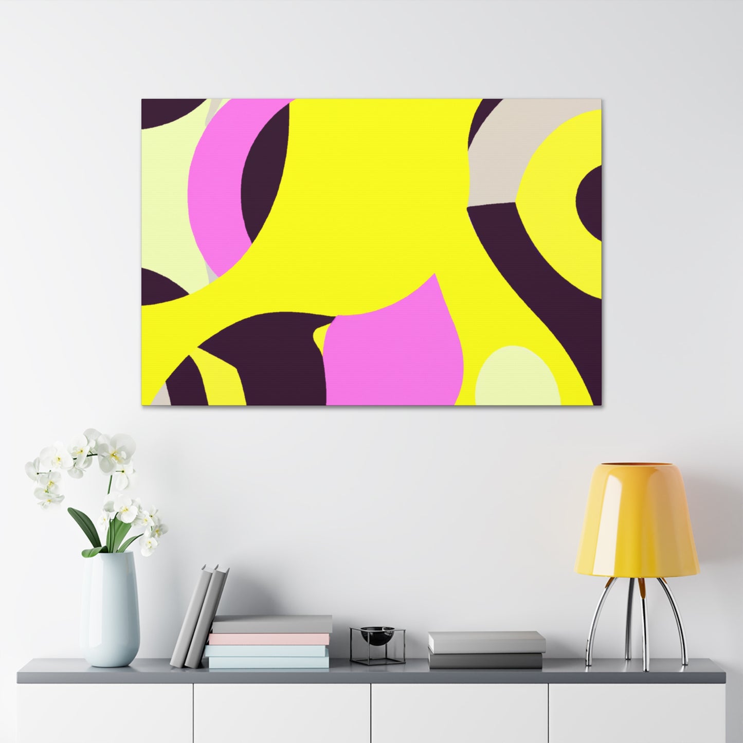 Lunar Liquid - Abstract - Canvas