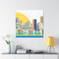 Llama's Paradise - South America - Canvas