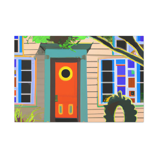 Vibrance Fiddle- Midcentury - Canvas