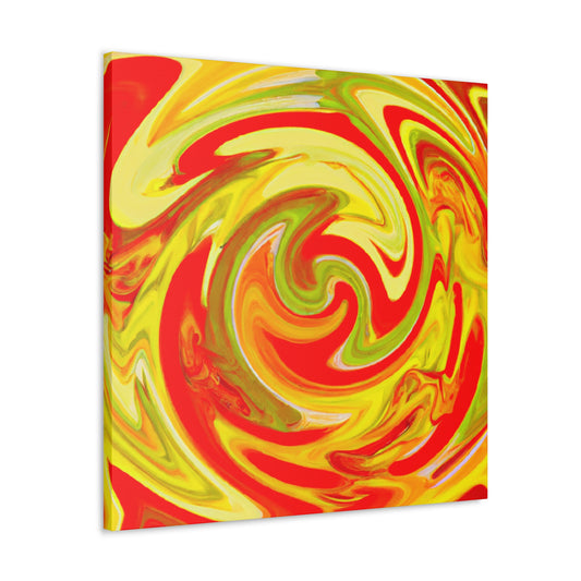 Oceanic Peacock - Abstract - Canvas