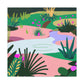 Gala Greens - Landscape - Canvas