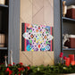 Jewel Snowflake- Glass Canvas