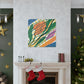 Goldenglare Flower - Midcentury Canvas