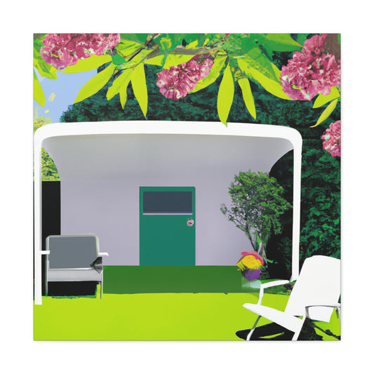 Vivid Vista - Midcentury - Canvas