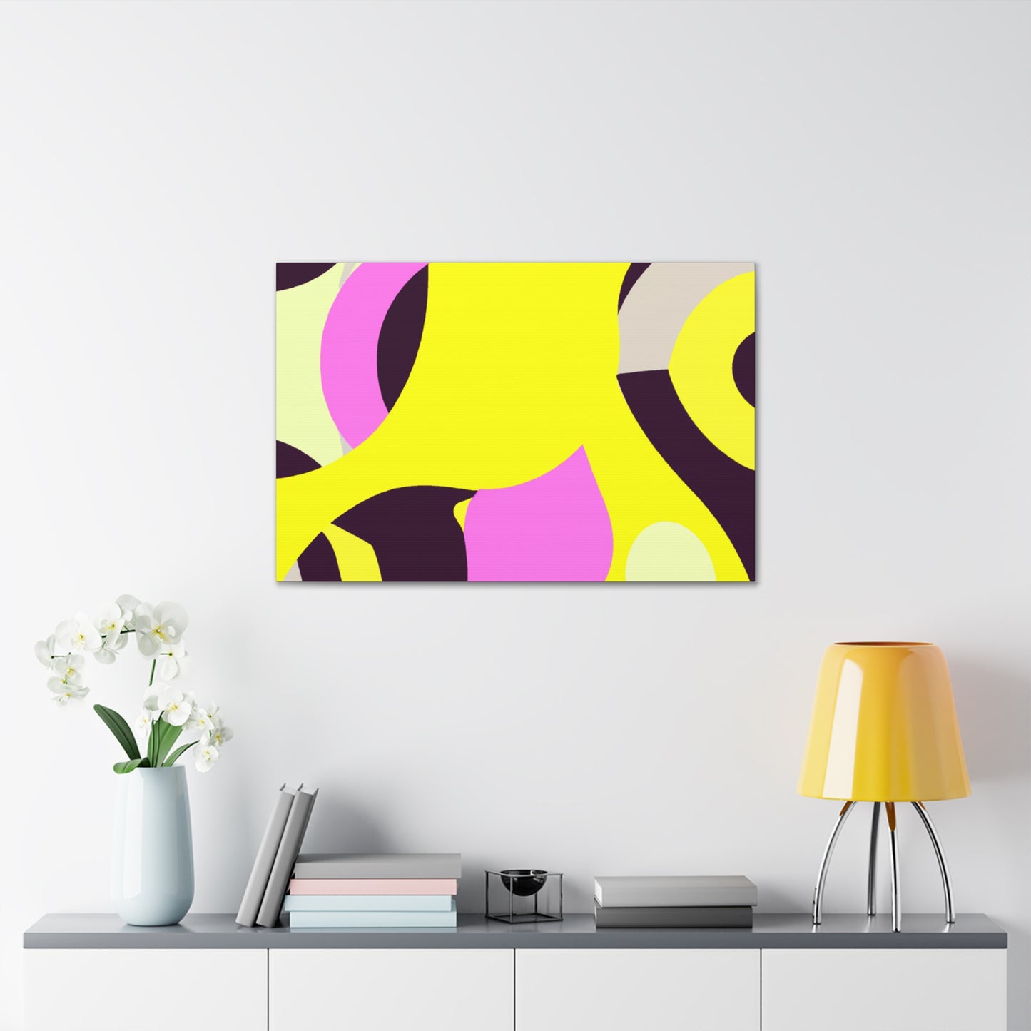 Lunar Liquid - Abstract - Canvas