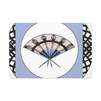 "Celestial Art Deco" - Art Deco Canvas