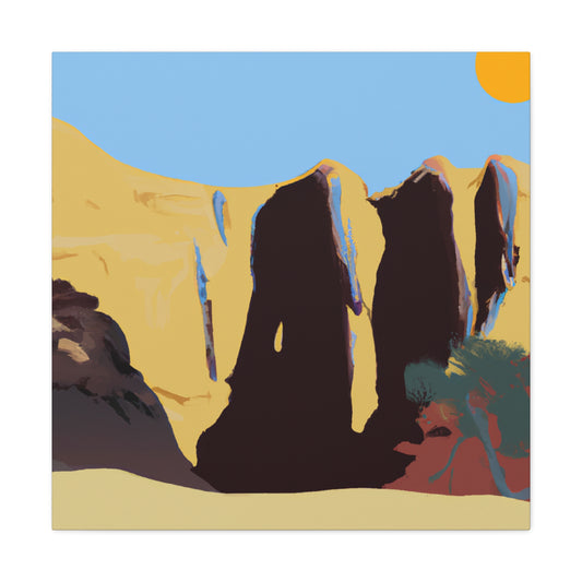 Desert Starlight - Landscape - Canvas