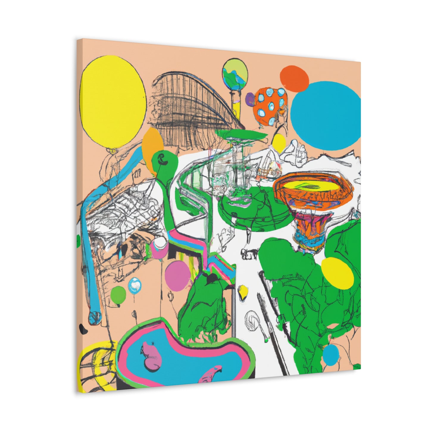 Florafantasia - Landscape - Amusement - Canvas