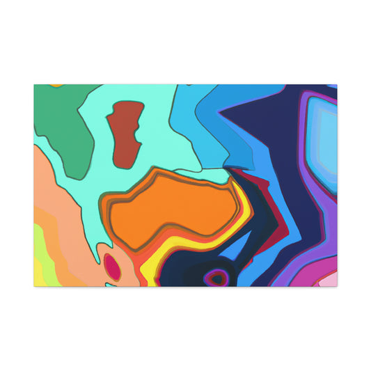 Rainbow Mist - Abstract - Canvas