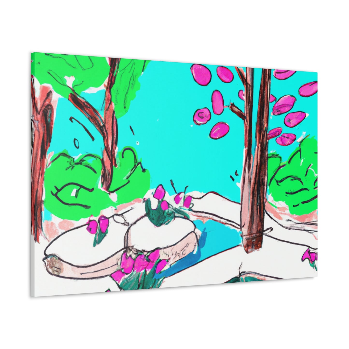 Bountiful Blooms Landscape - Canvas