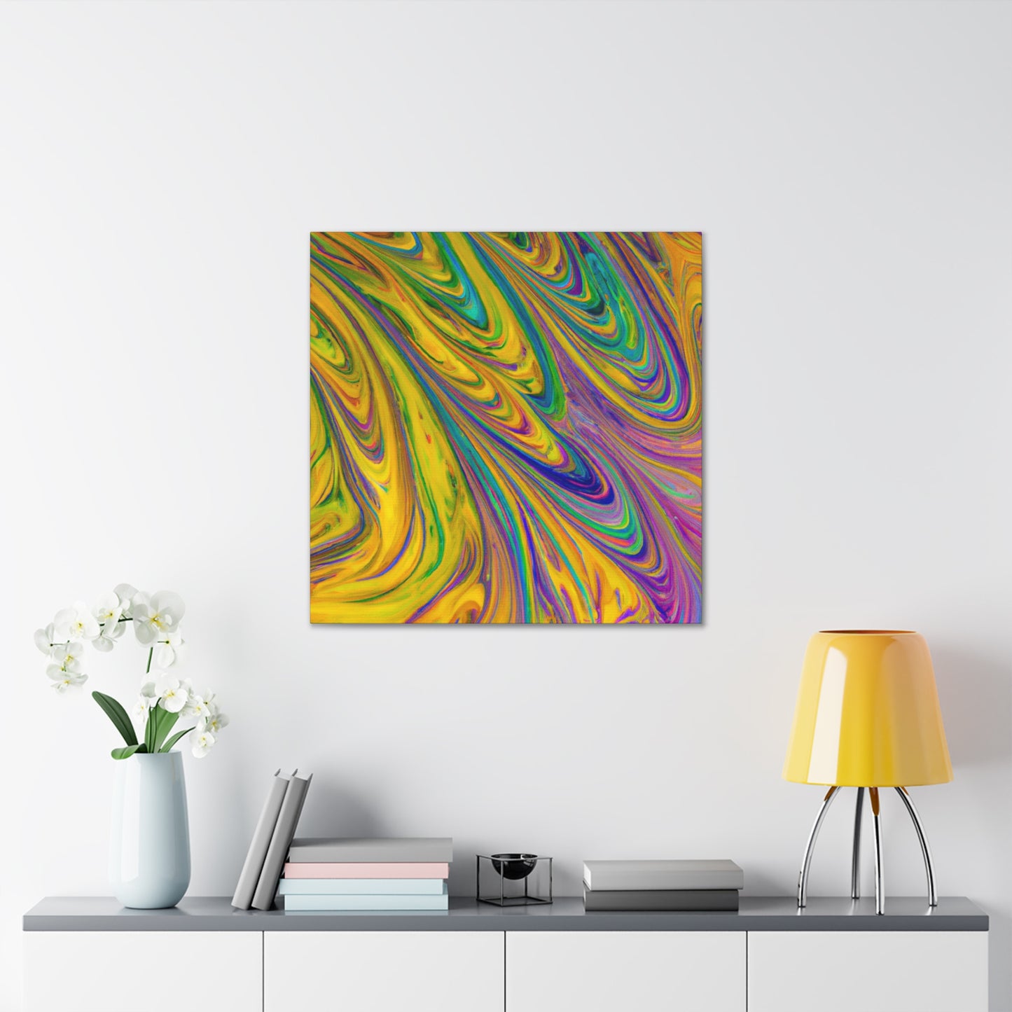 Yello Rijn - Abstract Canvas