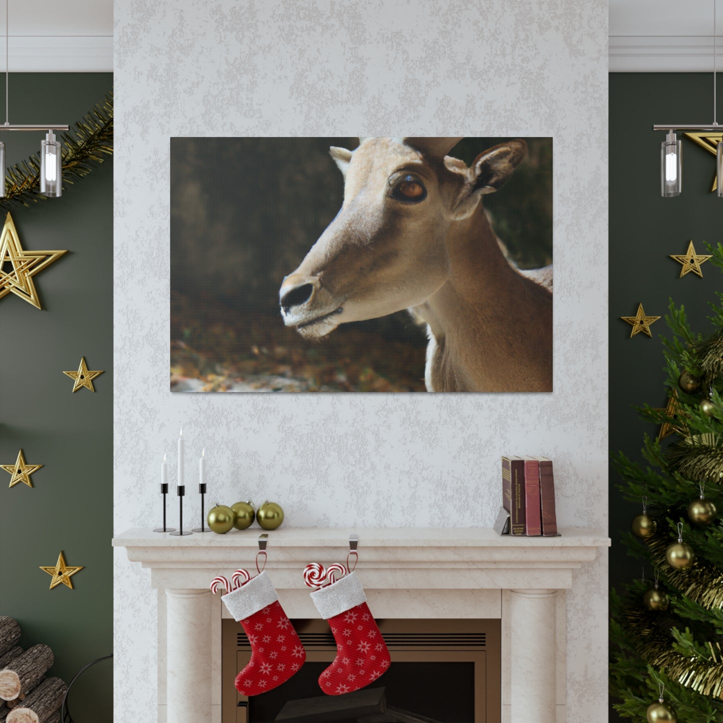 Elky Horn - Canvas Wildlife