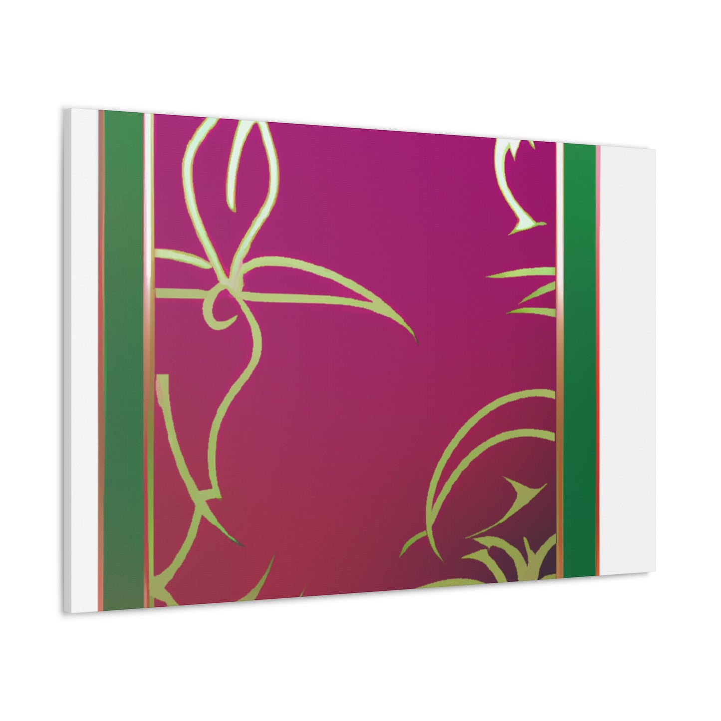 Pink Panel - Glass Canvas