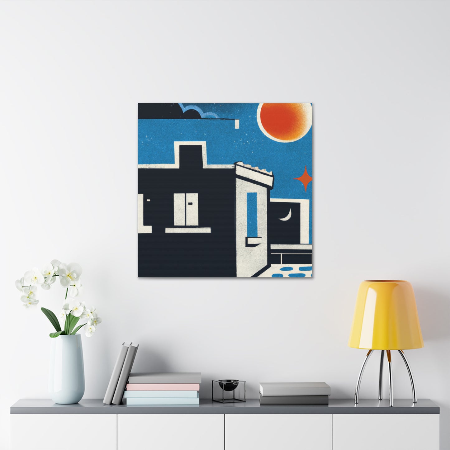 Funky Town - Midcentury Canvas