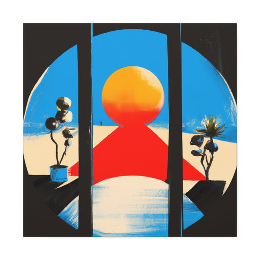 Vigilant Flow- Midcentury - Canvas