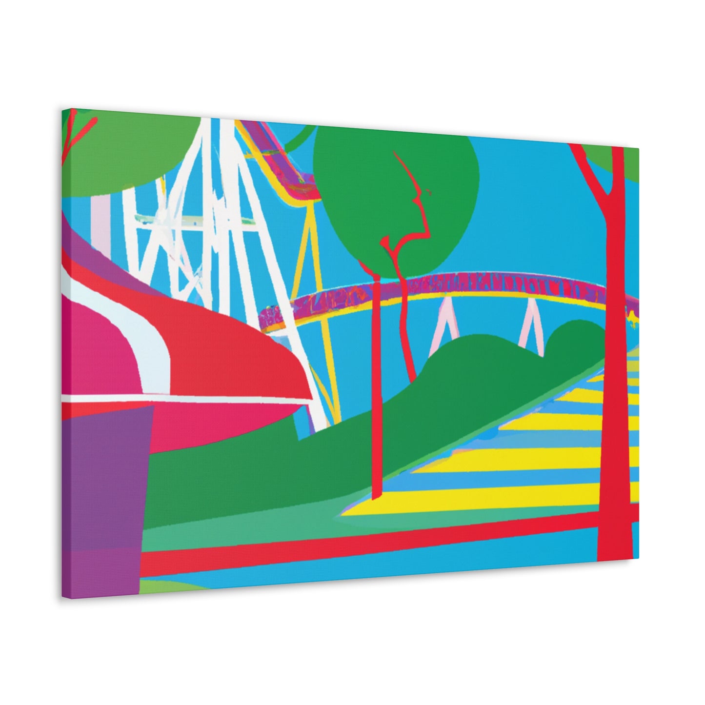 Petunia Paradise-Landscape - Canvas