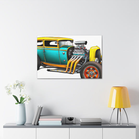 Hot Rod Junker - Automobile - Canvas