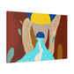 River Canyon - Midcentury Canvas