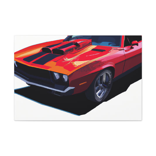 Hot Rod Thunder - Automobile - Canvas