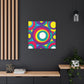 Circular Fury - Midcentury Retro Canvas