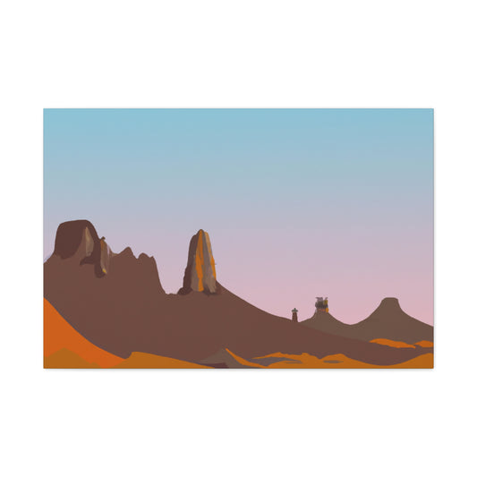 Sahara Oasis - Landscape - Canvas