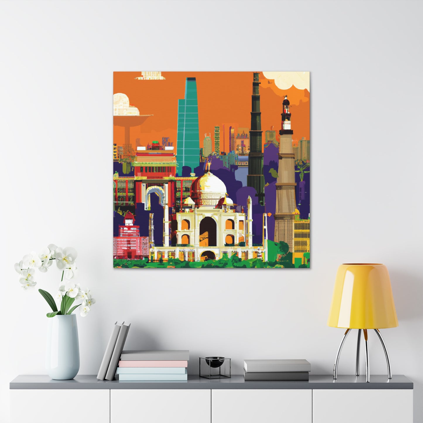 TajMahal - Destination India - Canvas