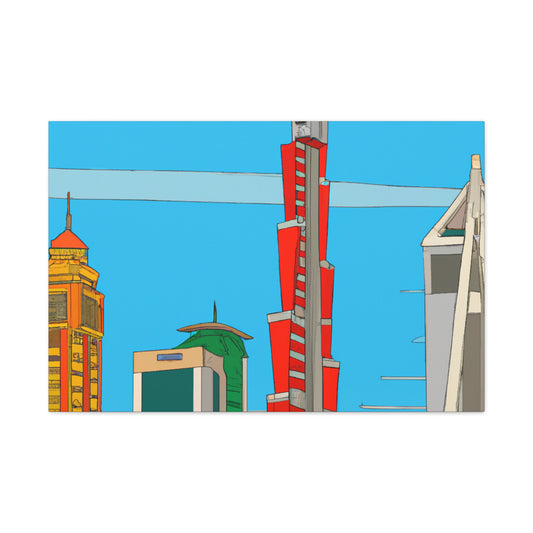 Turquoise Oasis – Destination Arab Emerates - Canvas