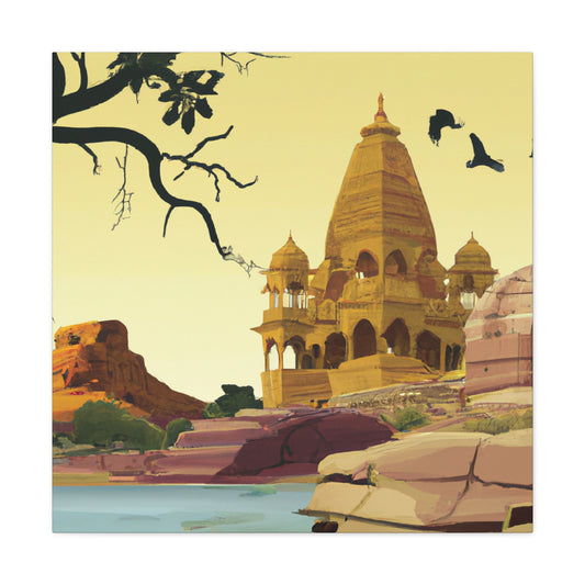 Lotus Land - Destination India - Canvas