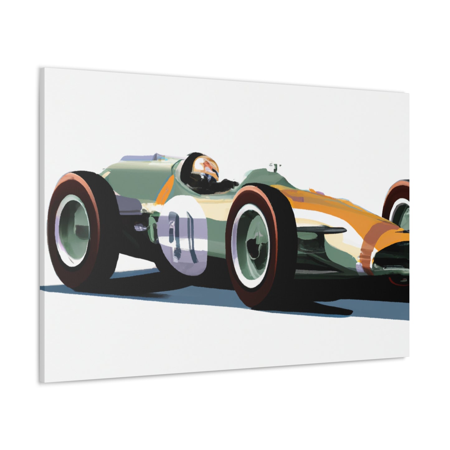 The Red Streak - Automobile - Canvas