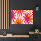 'The Wild Floral Dash' - Floral Canvas