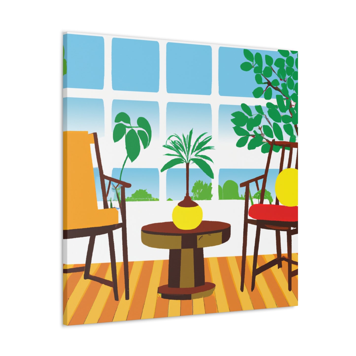 Vibrance Vibe- Midcentury - Canvas