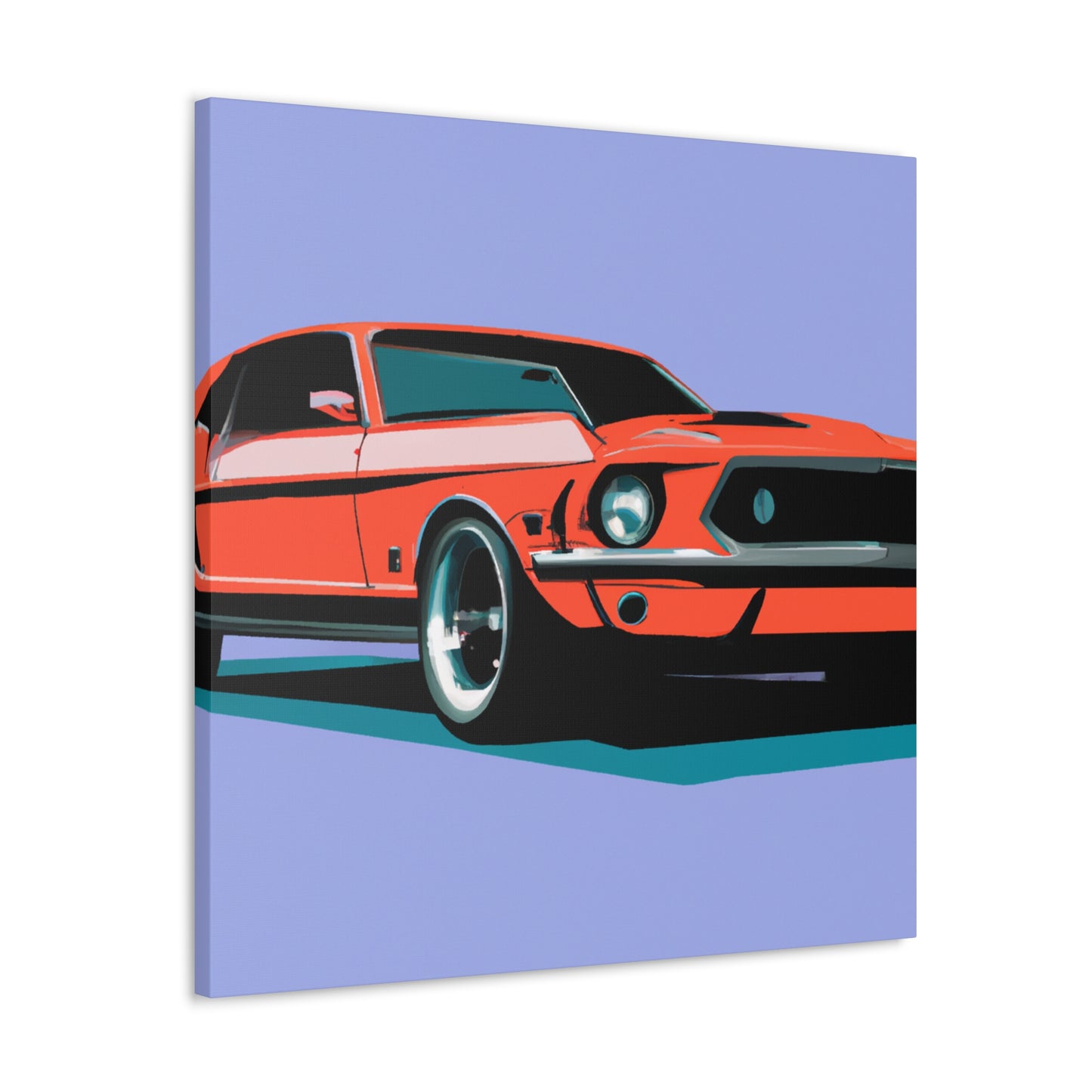 Rumble Rider - Automobile - Canvas