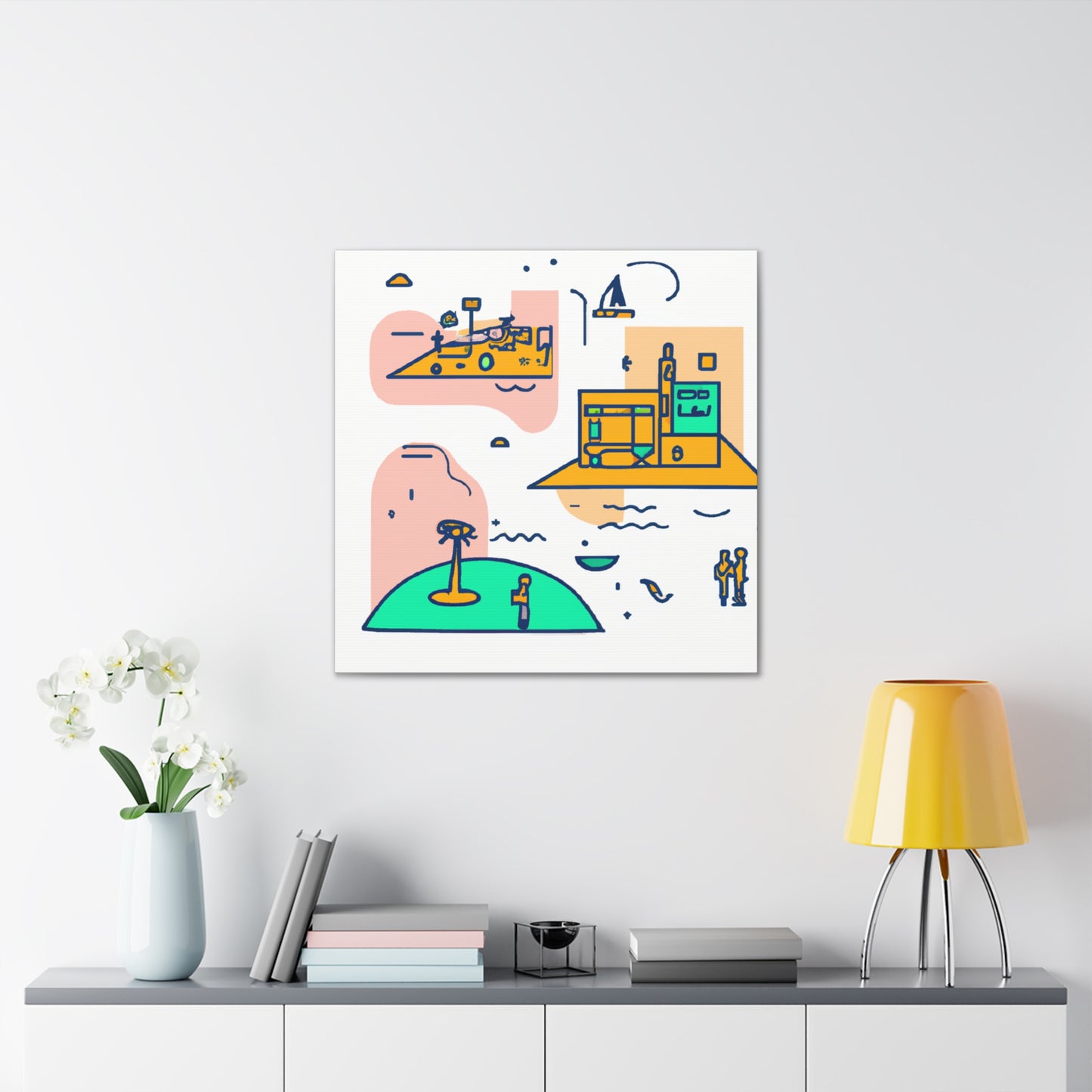 Serene Simplicity - Minimalism - Canvas