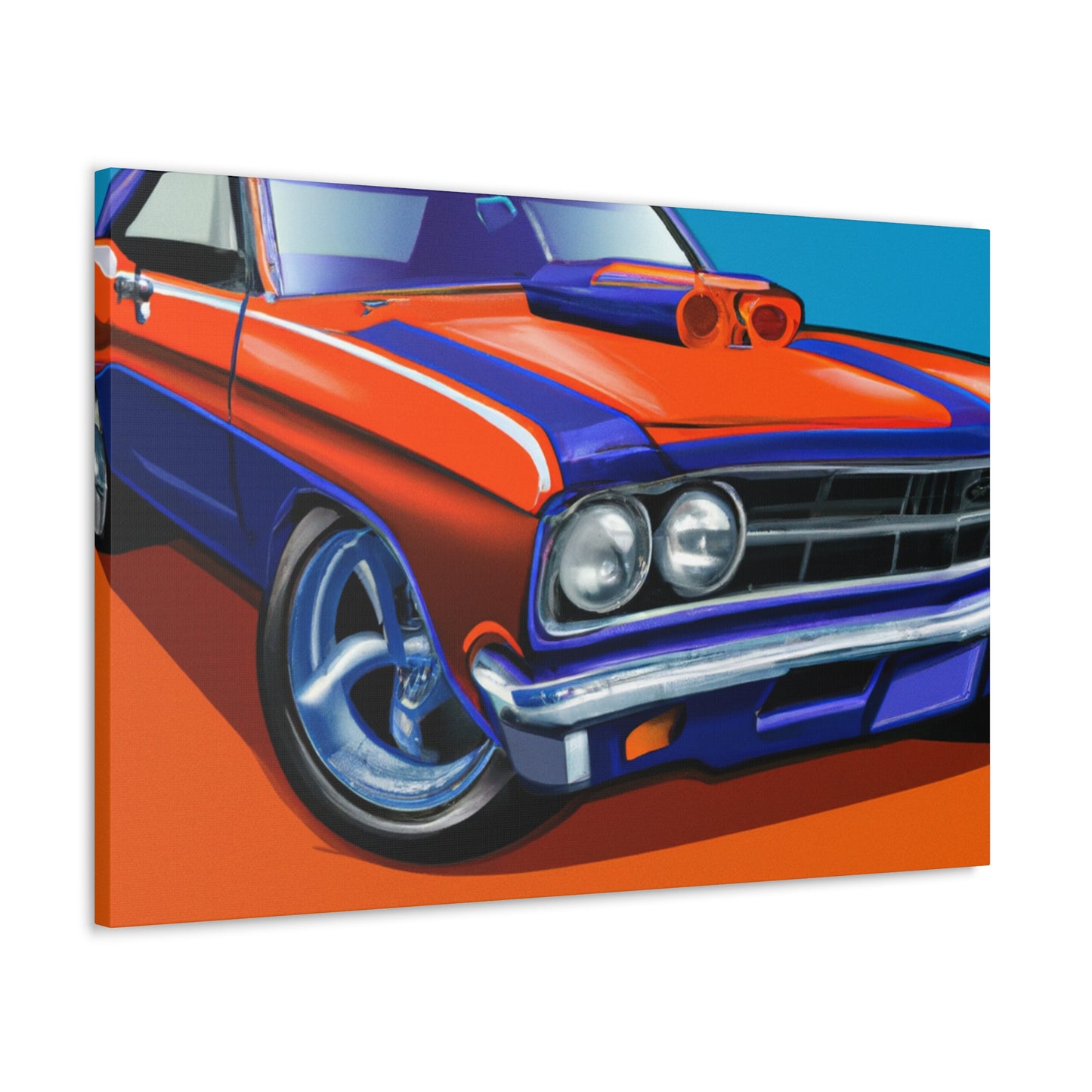 The Mustang Streaker - Automobile - Canvas