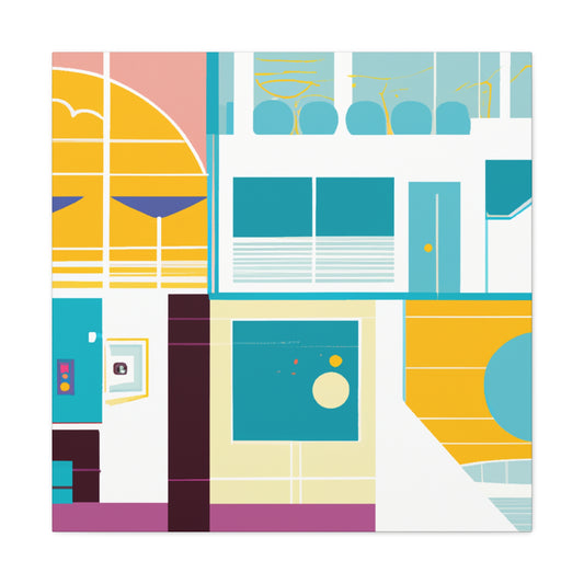 "Homage Mirage - Midcentury" - Canvas