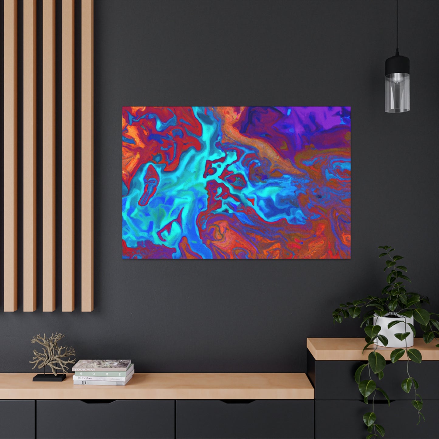 Blue Tinge - Canvas - Abstract