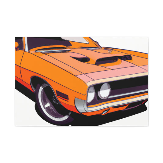 Blue Streak - Automobile - Canvas