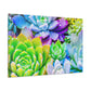 Garden of Bright Delights - Canvas - Succulent