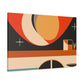 "Radial Reflection - Midcentury" - Canvas