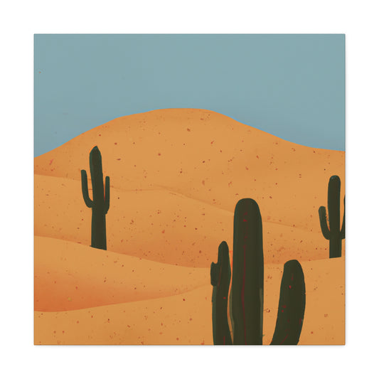 Old-World Refresh - Vintage Contemporary - Desert - Canvas