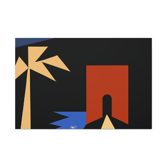 Musing Peaks - Midcentury - Canvas